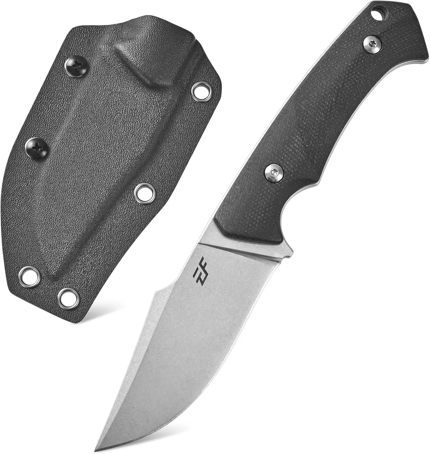 Eafengrow EF171 Fixed Blade Knife VG10 Steel Blade Micarta Handle Full Tang EDC Outdoor Camping Utility Knife with Sheath