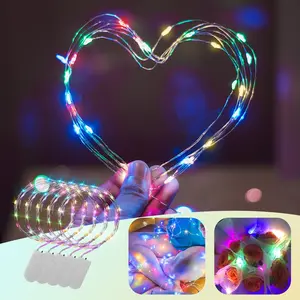 Bendable DIY Fairy Lights 1-Pack – 20LED 6.56ft with IP66 Waterproof, Perfect for Home, Weddings, Parties, Floral Arrangements & Photoshoots  holiday decoration