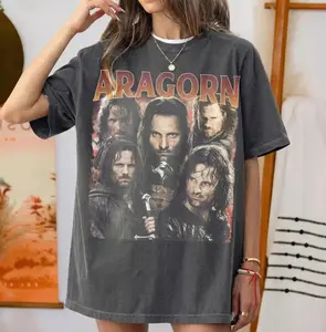 Vintage Aragorn  T-Shirt, Lord of the Rings 90s Shirt, Retro Movie Shirt
