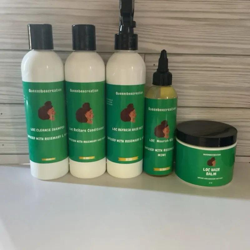 Dreadlock Care 5-Pc Kit - Scalp & Hair Treatment Set with Conditioner, Hair Mist, Growth Oil, and Nourishing Formula