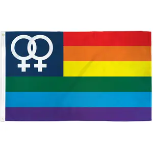 Double Venus Symbol (Small) Flag 3x5ft