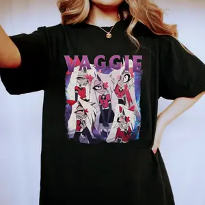 Hazbin Hotel Vaggie Shirt, Angel Warrior Character Hazbin Graphic Sweatshirt, Gift For Anime Lover Hoodie, Unisex Sweater Pullover Tee