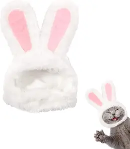 Cute Bunny Hat - Pet Party Costume, Rabbit Ears Headwear, Easter Accessory for Cats and Small Dogs