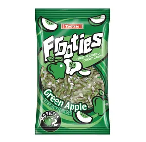 Green Apple Tootsie Roll Frooties Chewy Candy - 38.8 OZ 360-piece Bag (Gluten Free ~ Peanut Free)