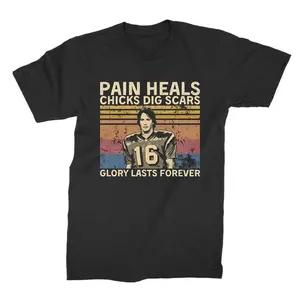 Pain Heals, Chicks dig scars, Glory lasts forever Vintage T Shirt, Hoodie, Sweatshirts