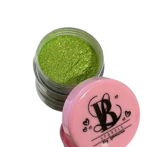 Brightening Sparkle Lime Shimmer Eyeshadow Pigments for Eye Makeup (Beauty & Personal Care)