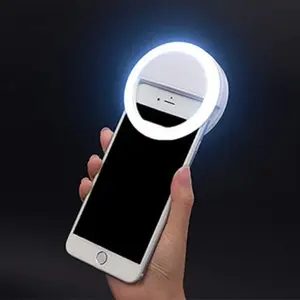 Portable Mini Clip-on Fill Light, LED Fill Light Selfie Light, Cell Phone Light, USB Rechargeable Fill Light for Mobile Phones & Computers, Makeup, Zoom Conference, Live Streaming, Vlog
