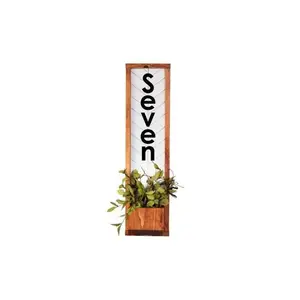 Fairview Vertical Address Sign Planter, House Number, House Number Sign, Address Sign, Address Plaque Personalized Numbers Sign, Gift