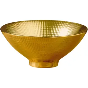 Gold Ceramic Offering Bowl 3.3", Tibetan Bowl Holy Water Bowl Yoga Meditation Bowl Buddha Worship, Altar use, Ritual use, Decoration Bowl, Tea Cup