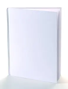 White Hardcover Blank Book 11X8.5