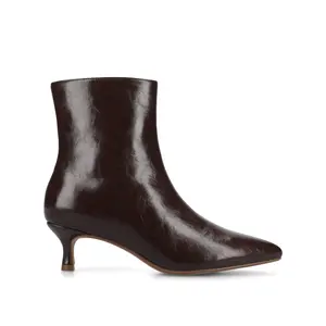 ARELY POINTED TOE BOOTIES - Chocolate