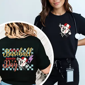 It's A Baseball Kinda Day, Vintage Retro Vibes, Baseball Lover, Retro Baseball Game Day Shirt