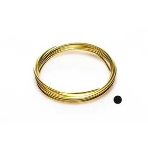 16 Gauge, Jeweler's Brass Wire, Yellow Brass, Round, Dead Soft, CDA #260-25FT