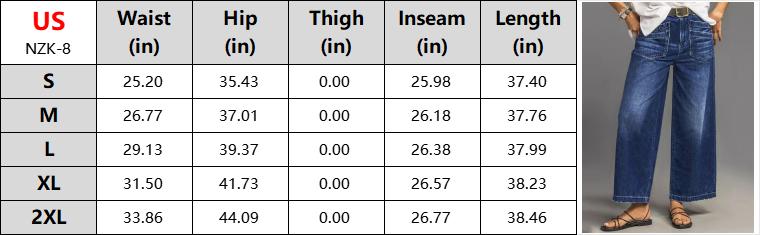 Wide Leg Stretch Jeans - Comfortable Soft and Breathable for Casual Wear Denim Womenswear with High Waist and Loose Fit