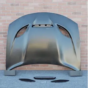 SRT Hood for High Performance Cars with Ventilation Grilles and Sleek Design
