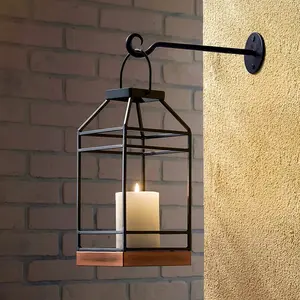 Steel Plant Hanger Wall Hook Indoor Outdoor Rust Resistant Hanging Bracket, 7.5 inch, Set of 2