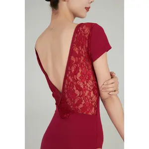 Lace Dance Leotard（WS 23n001）Wine Red