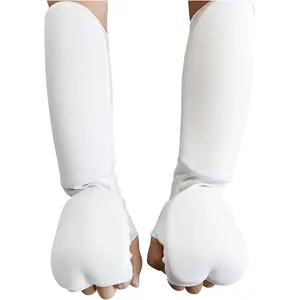 Elastic Hand Fist and Forearm Guards Padded Arm Sleeves Protector Sport Protective Gear for Martial Arts Boxing Karate 1 Pair