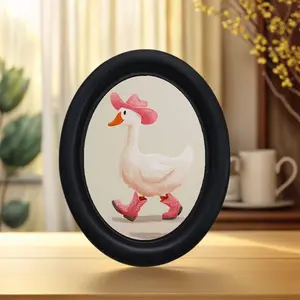 Vintage Art Duck Decorative Wall Hanging, Hat & Boots Design, Perfect for Halloween Christmas Thanksgiving Home Office Decoration