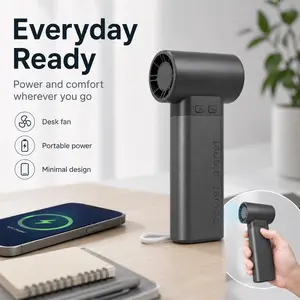 10000 mAh Compact Magnetic Mobile Power Bank - Modular Emergency Kit with Fast Charging 2-in-1 Battery-Fan, USB-C Data Cable, Flashlight, Lighter, Accessories for Women's Safety, Outdoor Camping traveling gadgets