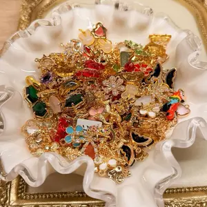 Shoveled Mixed Variety Gold Plated Charms