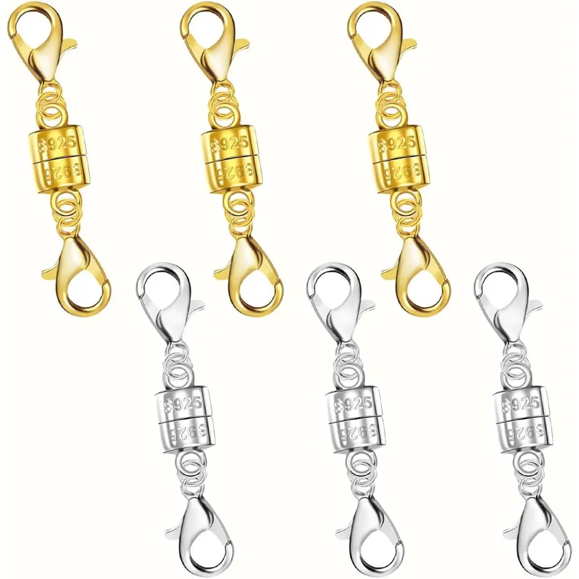 6pcs | 3gold & 3silver