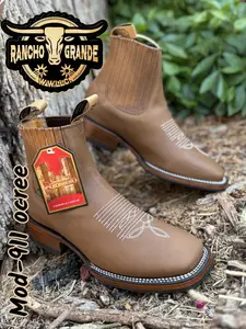 Botin Crazy Ocree  911 Square Toe Chelsea Boots Ankle