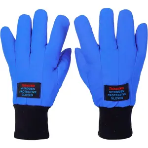 -196°C/-320°F Cryogenic Gloves Liquid Nitrogen LN2 Safety Cold Storage Protective Gloves for Lab Dry Ice