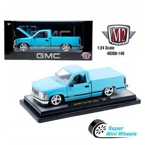 M2 Machines 1:24 1988 GMC Sierra 1500 – Blue – 40300-140B