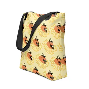 Bee and Flower Tote bag