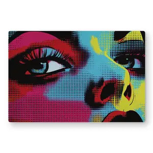 Conscious Sales C1MP243615R9TL 24 x 36 in. Comics - Red Metal Print Wall Art for Vibrant Home Decor Accent