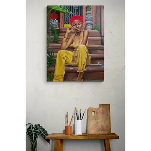 Crowned in Concrete Canvas Print