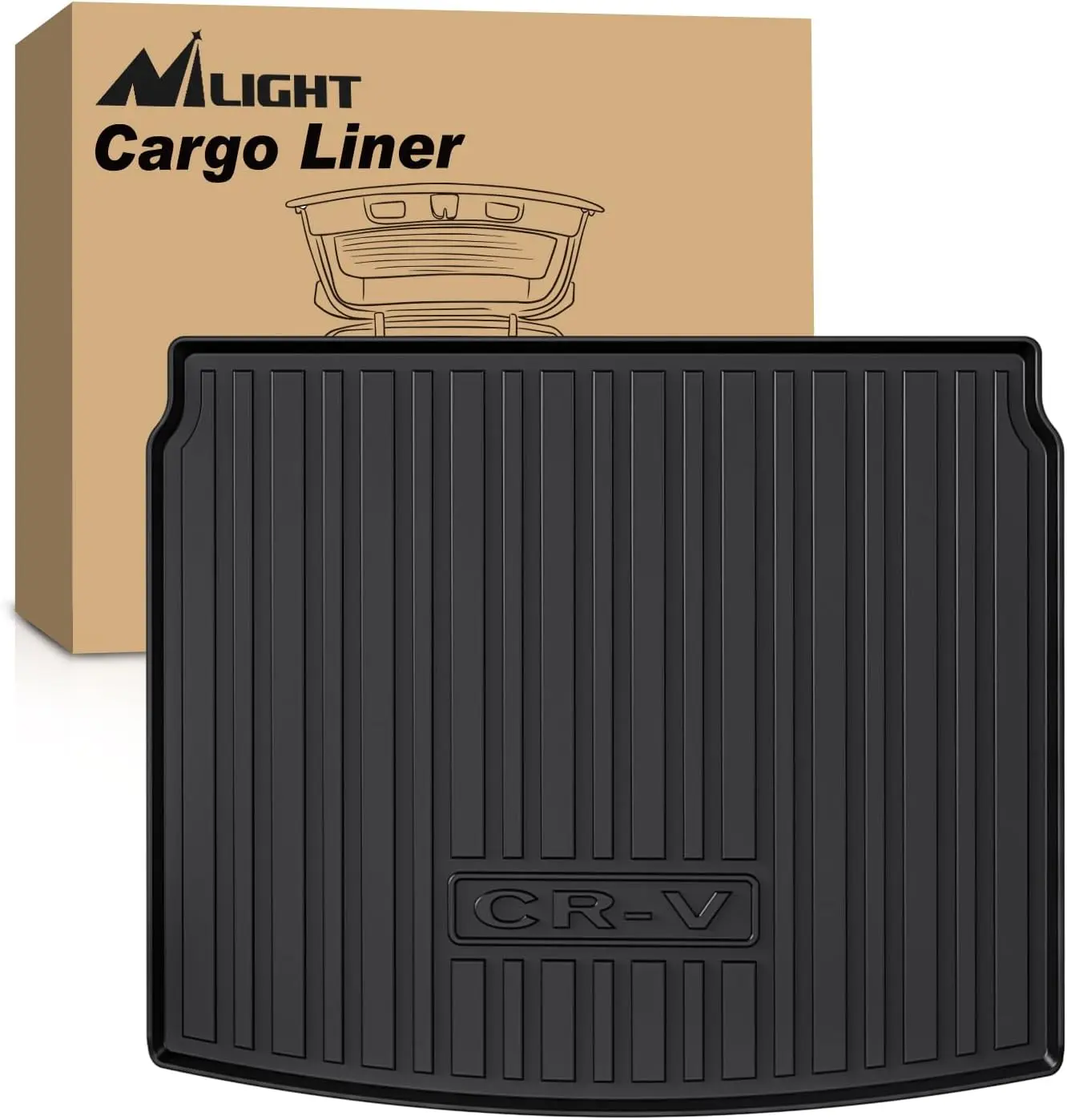 Nilight Heavy Duty All-Weather Cargo Mats, Black Car Interior Floor Liners for Honda CR-V (Not for Hybrid) 2023-2024, Car Accessories, Floor Mats For Car