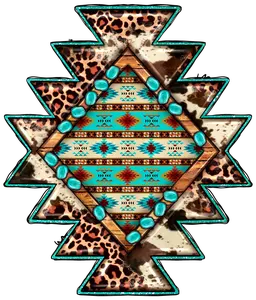 Boho Western Black Knocked Out Gangsheet | DTF Transfers |