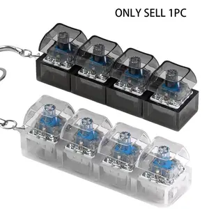 Finger Toy LED Light, Mechanical Keyboard Clicker, Adhd and Asmr Relief, Anxiety Reduction, Stress Relief Fidget, Fidget Toy for Kids, Gift Idea