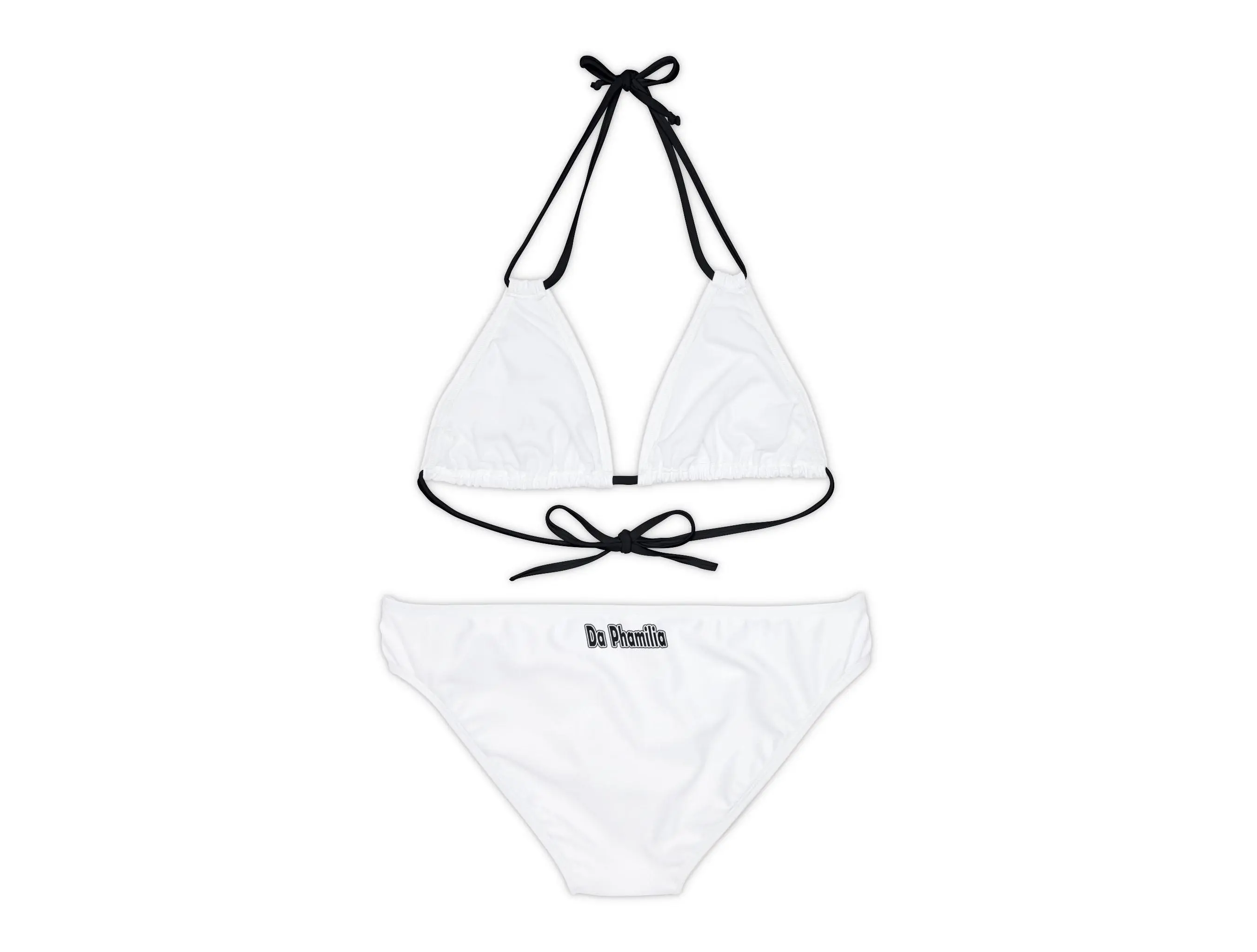 Strappy Bikini Set - white