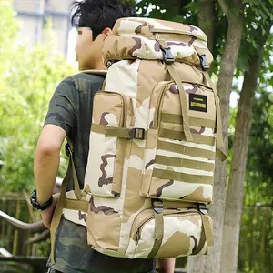 13.21gal+ Camo Travel Backpack - Durable Oxford Cloth, Waterproof, Ideal for Outdoor Adventures & Long Trips