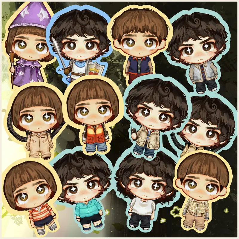 CREEPYPASTAS Acrylic Keychains – Horror Chibi Charms Featuring