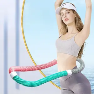 Soft Hula Hoop for Women, Weight Loss Belly Slimming, Waist Safe, Foldable Spring Adult Fat Burning Tool