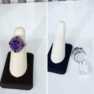 Anillo de Plata 925 con Amatista Natural