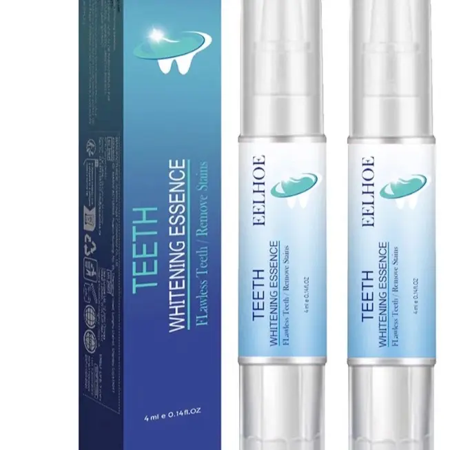 EELHOE Teeth Whitening Essence - EELHOE Teeth Whitening Essence Pen, Teeth Whitening Gel for Cleaning Teeth Stains, Freshening Breath and Reducing Yellowing, Intensive Teeth Stains Removal 2packs