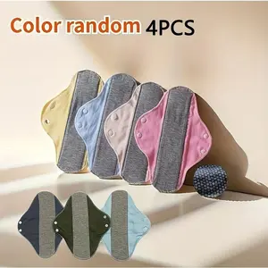 4Pcs Washable Graphene Cloth Pads - Aseptic, Leak-Proof, Waterproof for Elderly Home Care Supplies, Cloth Pad