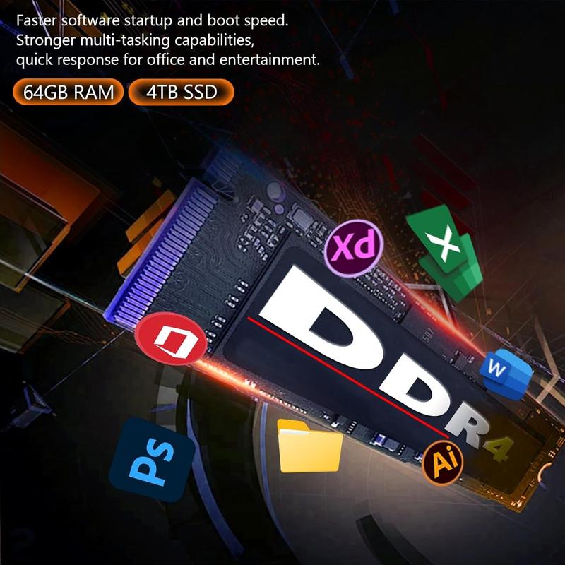 HP 255 G10 Laptop for Business 2026, 15.6" FHD, AMD Ryzen 7 7730U (16/32/64GB RAM | 1TB/2TB SSD), Numeric Keypad, Webcam, WiFi 6& Bluetooth, Windows 11 Pro