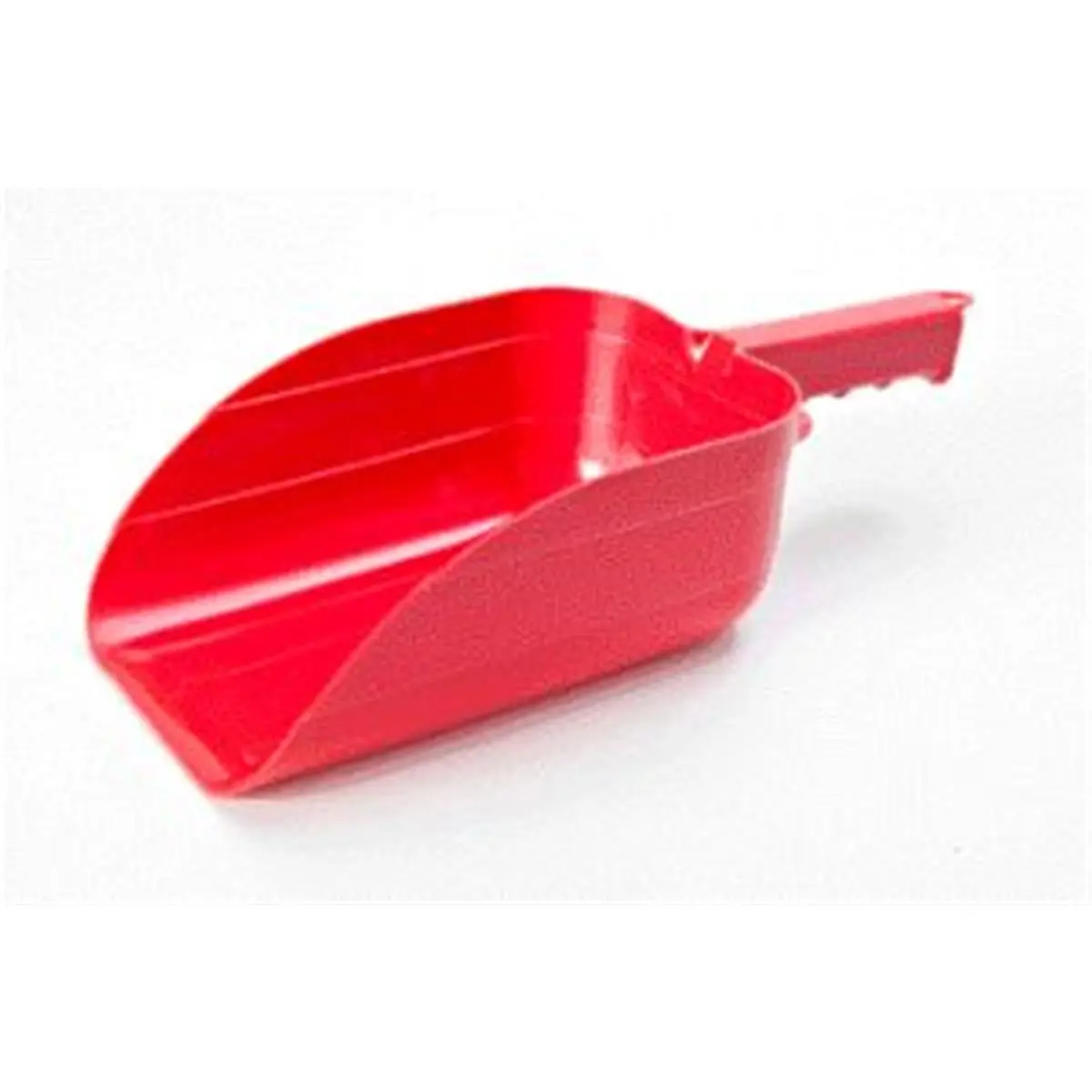 212 MAIN Plastic Heavy-Duty Miller Feed Scoop, Red, 5-pt, Food Safe, Grain Scoop - 90/19005