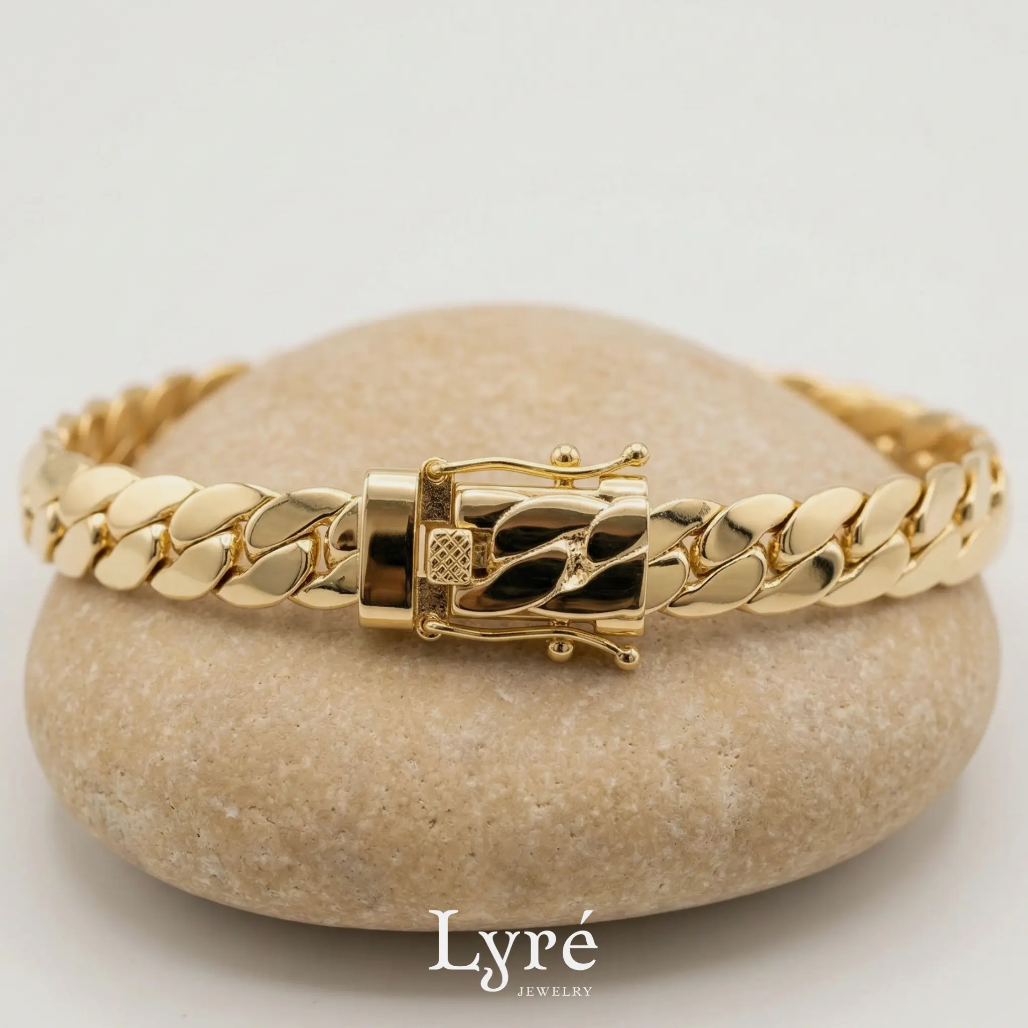 Monaco Miami Cuban Link Bracelet W/Box Lock |BRC015