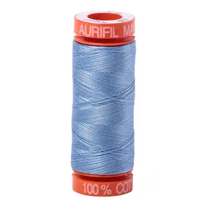 Aurifil Cotton Thread 50wt 220yds - Light Delft Blue