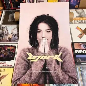 [Sale up to 50%] Bjork 'Debut' Promotional Album Poster NO FRAME. (NO FRAME)
