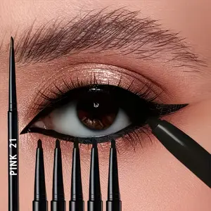 5er-Pack ultrafeiner, wasserfester Eyeliner – langanhaltend, wasserfest, wischfest, einfach in der Anwendung
