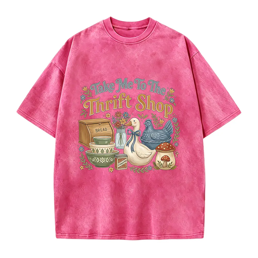 Thrifting Shirt Take Me To The Thrift Shop Tee, Sustainable Fashion Sweatshirt, Cottagecore Crewneck, Gift For Thrifter