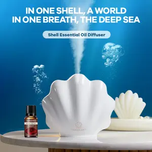 Remote Control at Will, Fragrance Accompanies Misty Moisture: Silent Aromatherapy Humidifier + Complimentary Aromatherapy Essential Oil, One Click to Fill the Room with Warmth and Fragrance